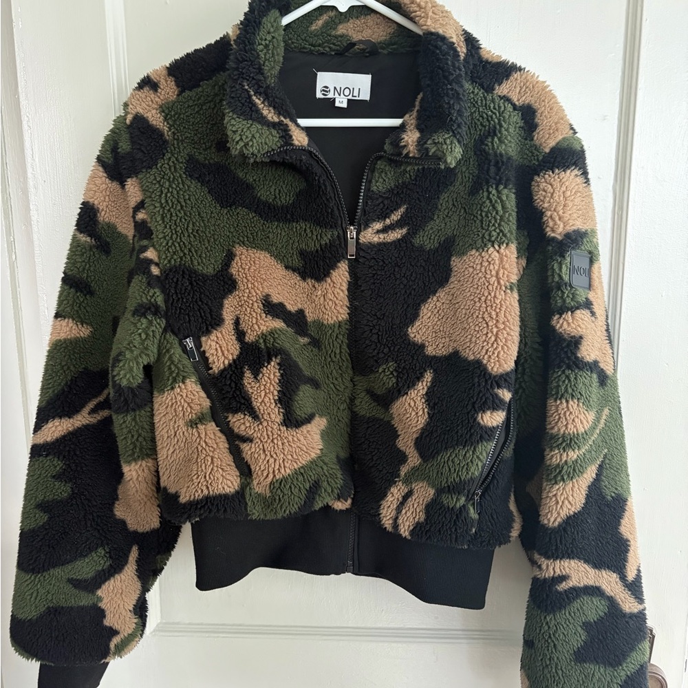 Noli Camouflage Teddy Jacket - Picture 5 of 7